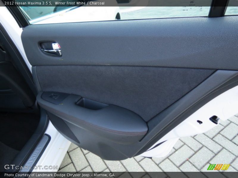 Winter Frost White / Charcoal 2012 Nissan Maxima 3.5 S