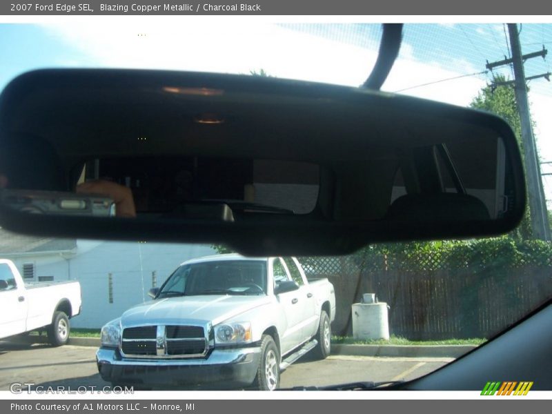 Blazing Copper Metallic / Charcoal Black 2007 Ford Edge SEL