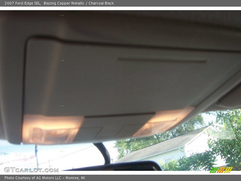 Blazing Copper Metallic / Charcoal Black 2007 Ford Edge SEL