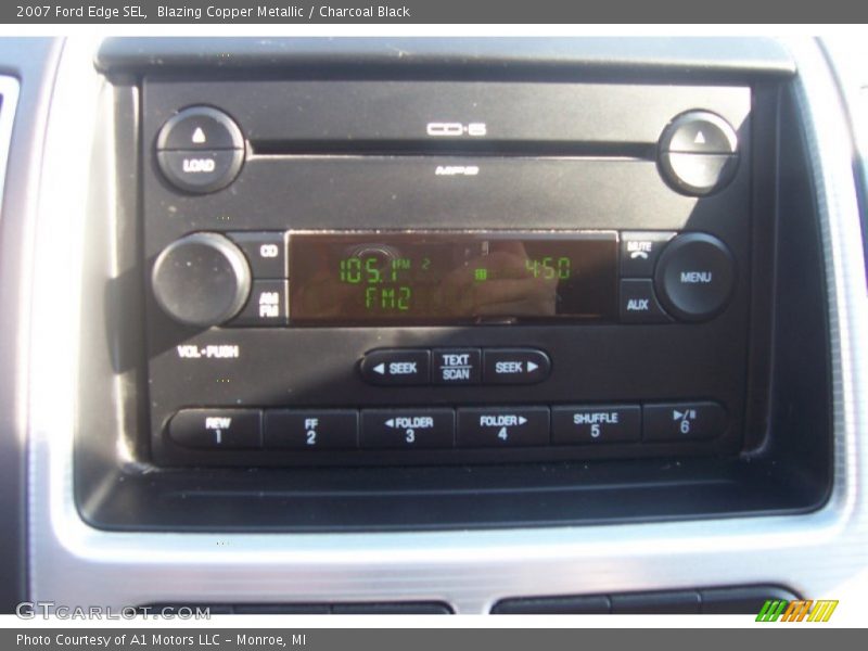 Blazing Copper Metallic / Charcoal Black 2007 Ford Edge SEL