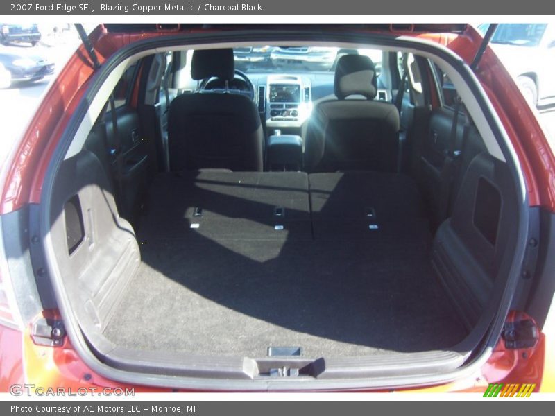 Blazing Copper Metallic / Charcoal Black 2007 Ford Edge SEL