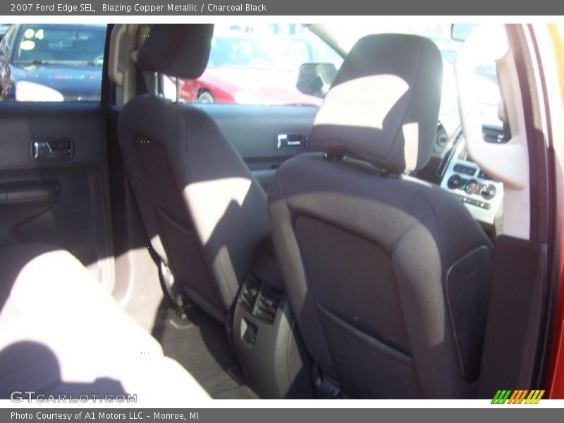 Blazing Copper Metallic / Charcoal Black 2007 Ford Edge SEL