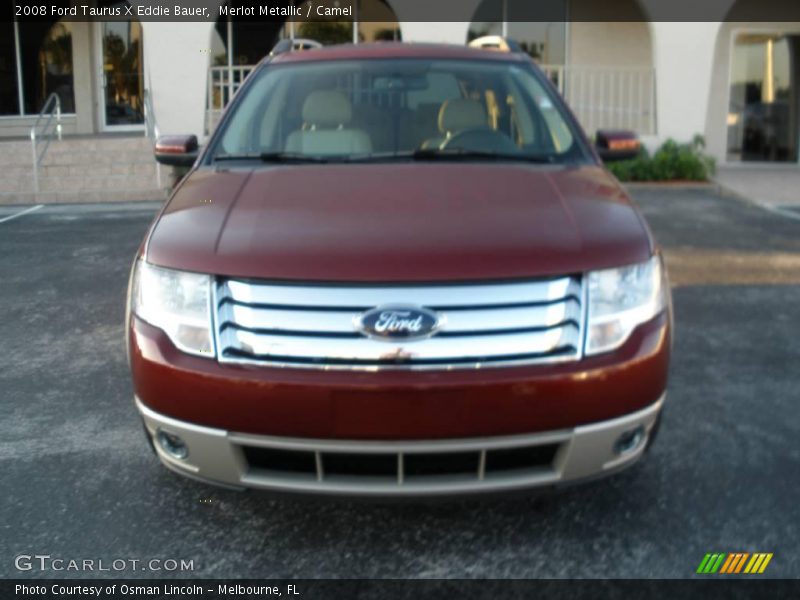 Merlot Metallic / Camel 2008 Ford Taurus X Eddie Bauer