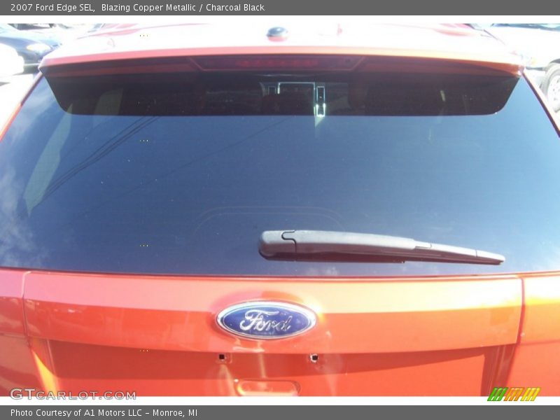 Blazing Copper Metallic / Charcoal Black 2007 Ford Edge SEL