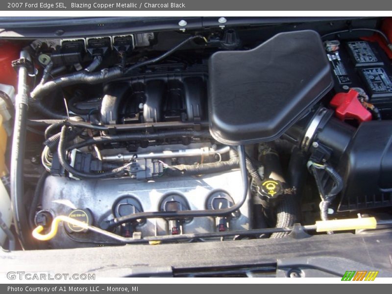 Blazing Copper Metallic / Charcoal Black 2007 Ford Edge SEL