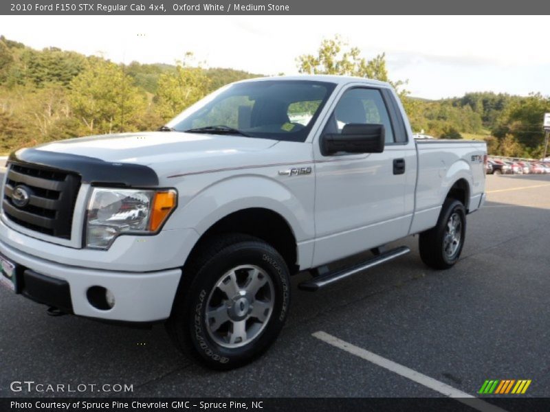 Oxford White / Medium Stone 2010 Ford F150 STX Regular Cab 4x4