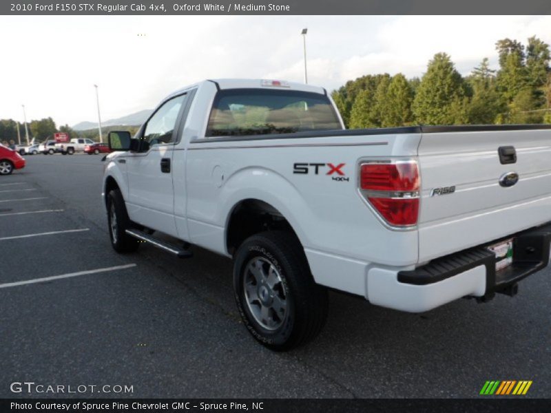 Oxford White / Medium Stone 2010 Ford F150 STX Regular Cab 4x4