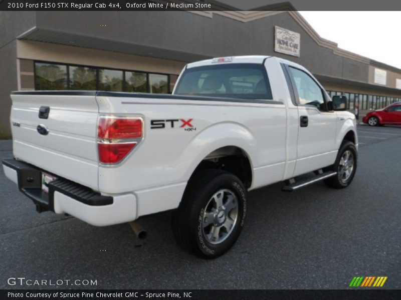 Oxford White / Medium Stone 2010 Ford F150 STX Regular Cab 4x4