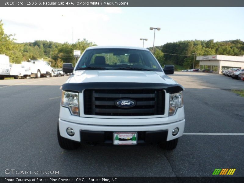 Oxford White / Medium Stone 2010 Ford F150 STX Regular Cab 4x4