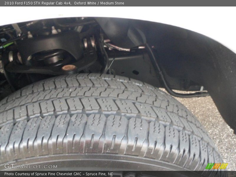 Oxford White / Medium Stone 2010 Ford F150 STX Regular Cab 4x4