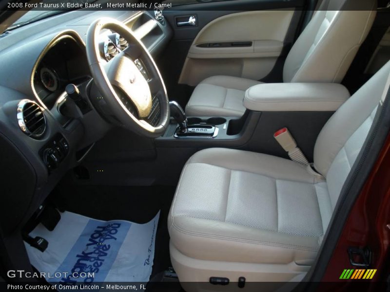 Merlot Metallic / Camel 2008 Ford Taurus X Eddie Bauer