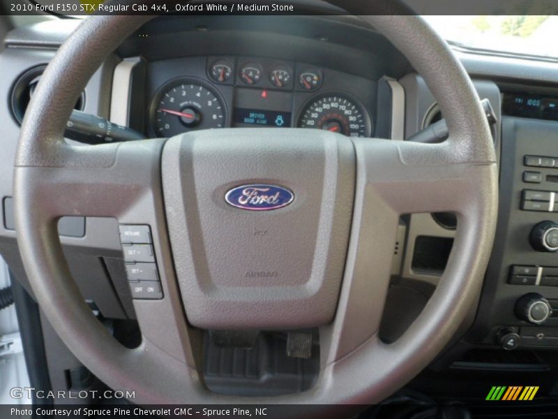 Oxford White / Medium Stone 2010 Ford F150 STX Regular Cab 4x4