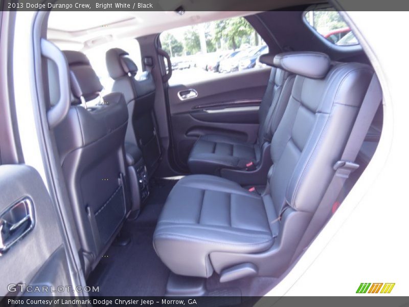 Bright White / Black 2013 Dodge Durango Crew
