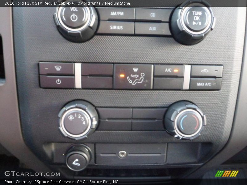 Controls of 2010 F150 STX Regular Cab 4x4