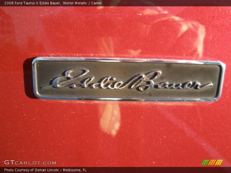 Merlot Metallic / Camel 2008 Ford Taurus X Eddie Bauer