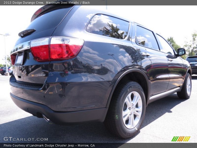 Maximum Steel Metallic / Black 2013 Dodge Durango Crew