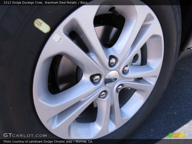 Maximum Steel Metallic / Black 2013 Dodge Durango Crew