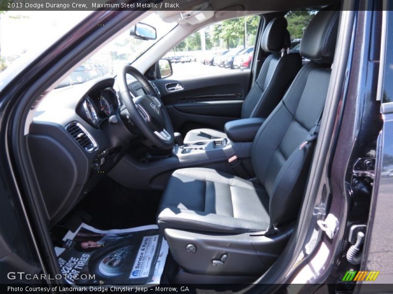 Maximum Steel Metallic / Black 2013 Dodge Durango Crew
