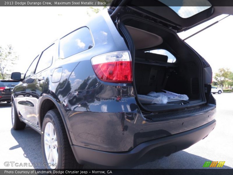 Maximum Steel Metallic / Black 2013 Dodge Durango Crew