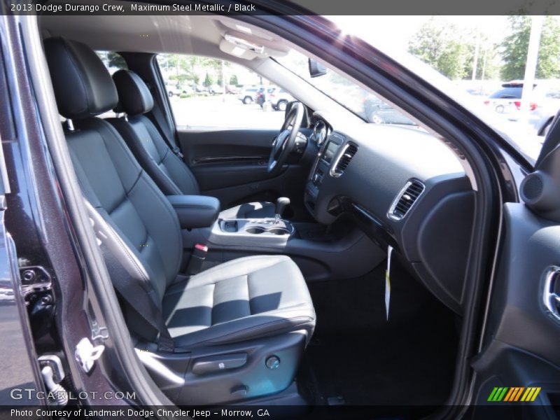Maximum Steel Metallic / Black 2013 Dodge Durango Crew