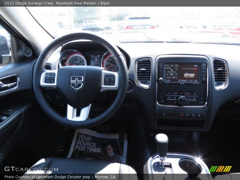 Maximum Steel Metallic / Black 2013 Dodge Durango Crew
