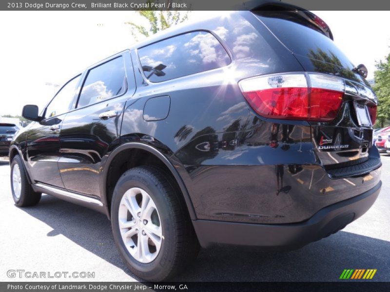 Brilliant Black Crystal Pearl / Black 2013 Dodge Durango Crew