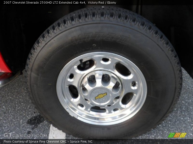 Victory Red / Ebony 2007 Chevrolet Silverado 2500HD LTZ Extended Cab 4x4