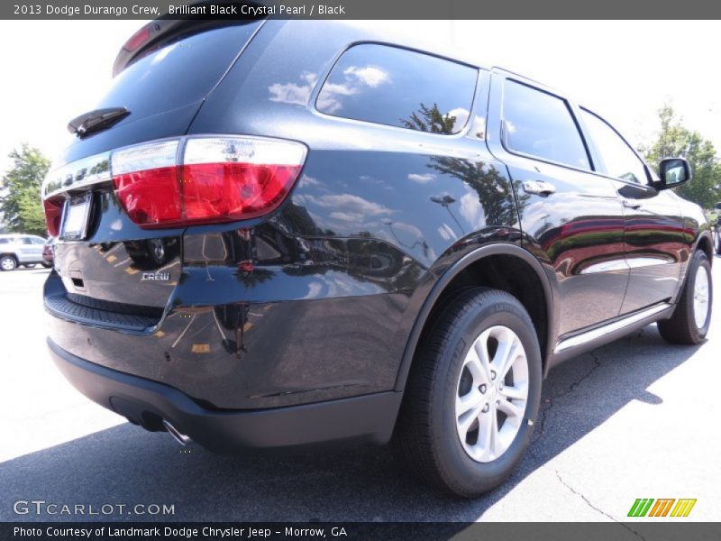 Brilliant Black Crystal Pearl / Black 2013 Dodge Durango Crew