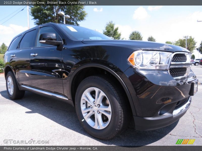 Front 3/4 View of 2013 Durango Crew