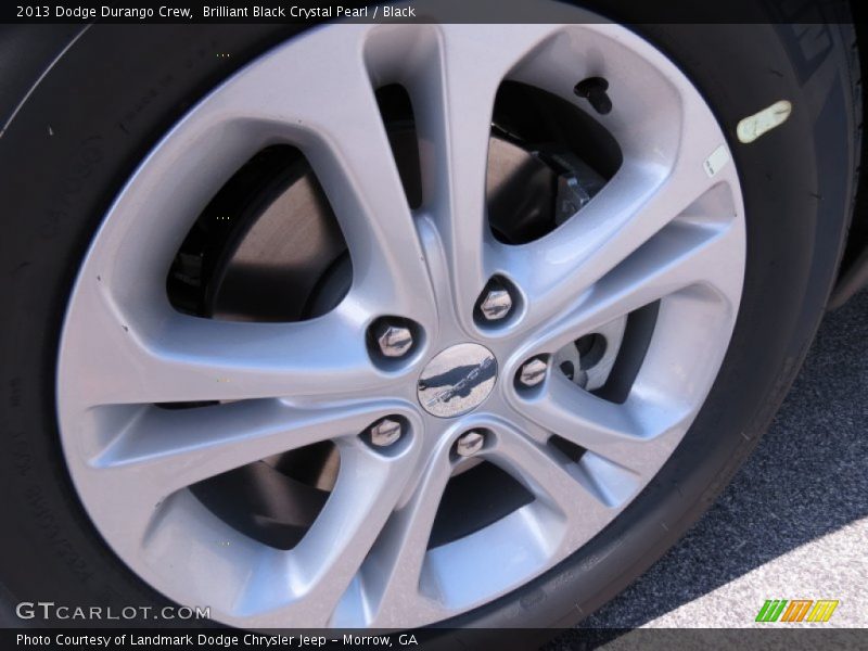 Brilliant Black Crystal Pearl / Black 2013 Dodge Durango Crew