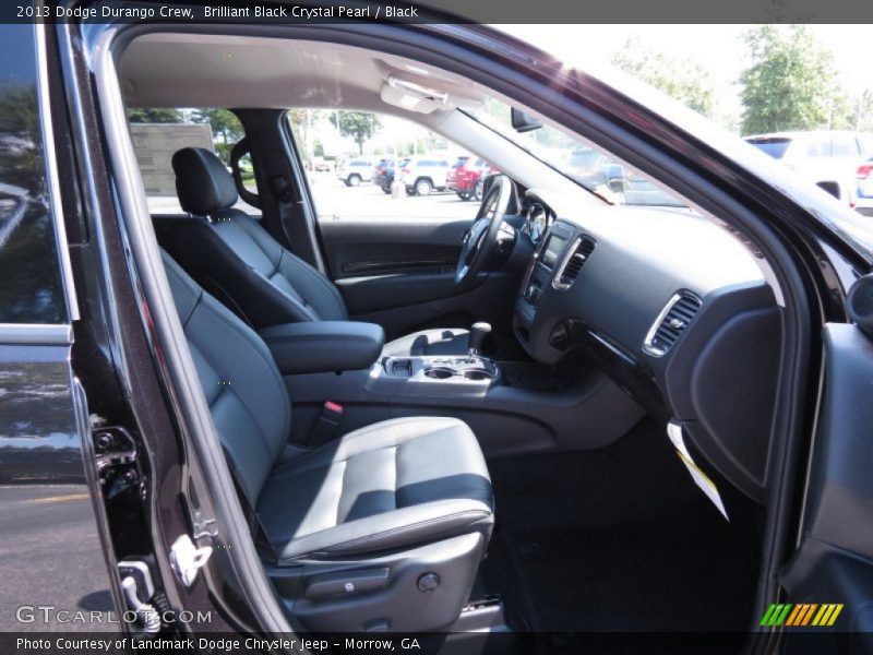 Brilliant Black Crystal Pearl / Black 2013 Dodge Durango Crew