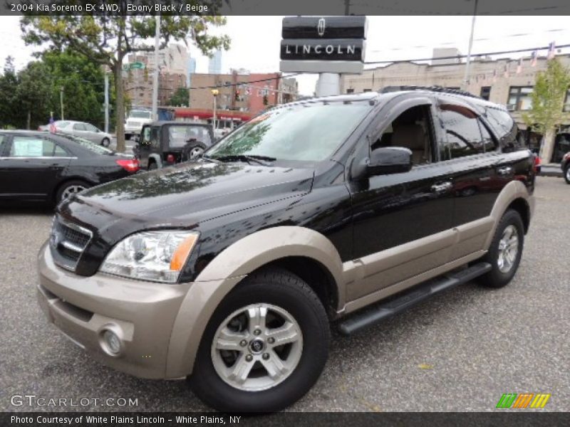 Ebony Black / Beige 2004 Kia Sorento EX 4WD