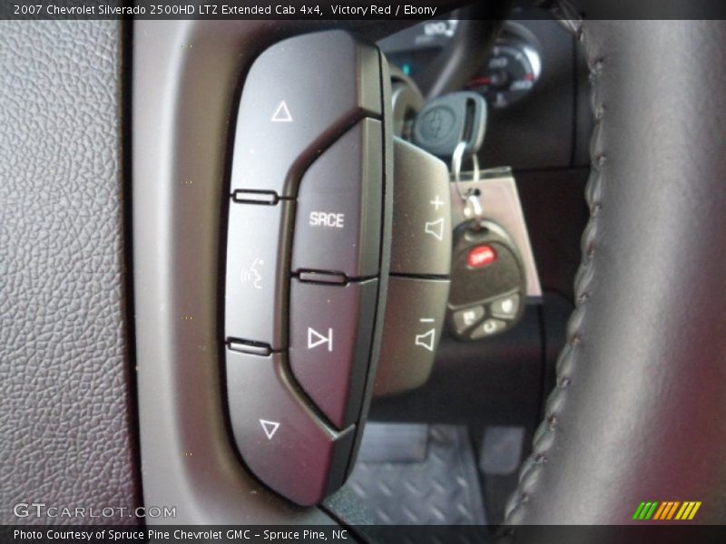 Victory Red / Ebony 2007 Chevrolet Silverado 2500HD LTZ Extended Cab 4x4