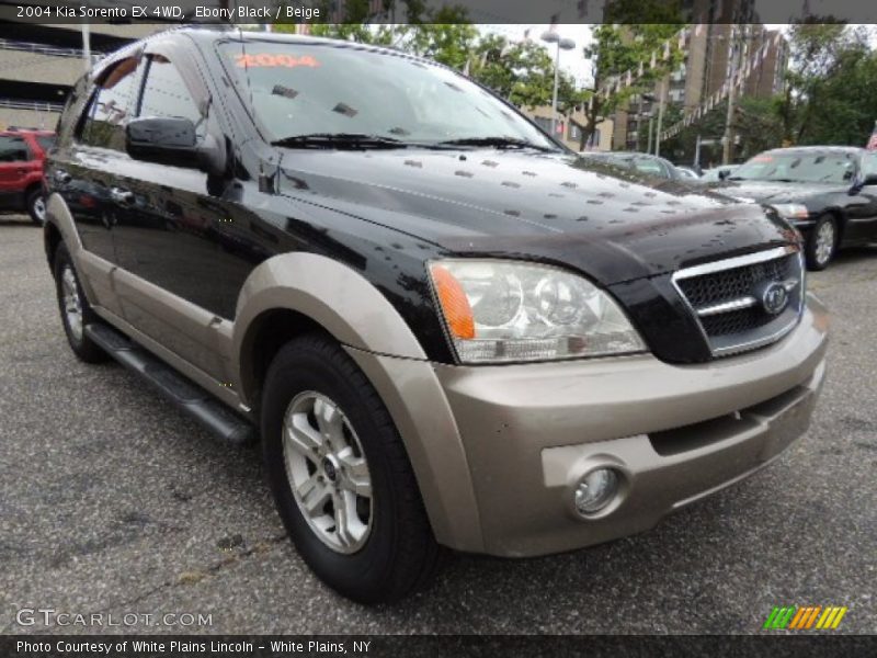 Ebony Black / Beige 2004 Kia Sorento EX 4WD