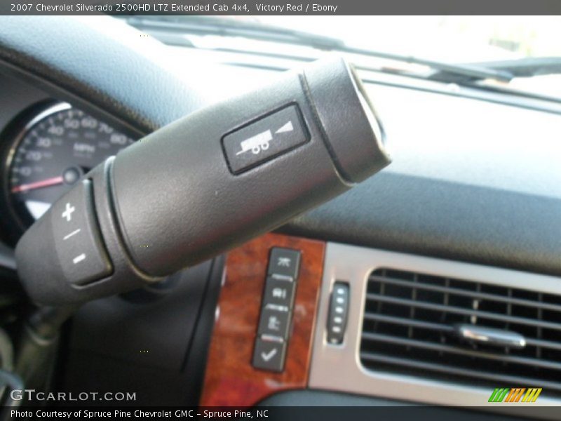 Victory Red / Ebony 2007 Chevrolet Silverado 2500HD LTZ Extended Cab 4x4