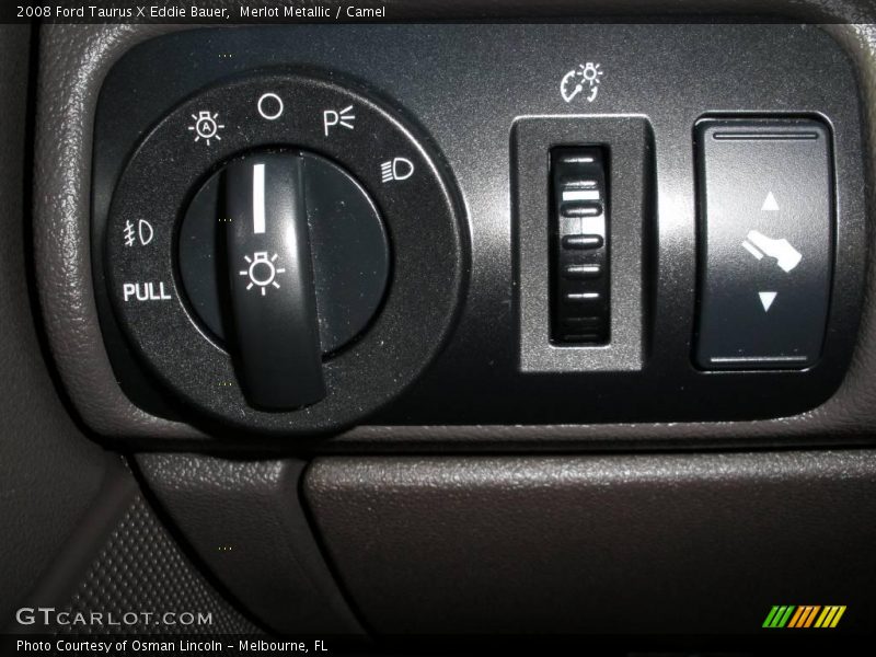 Merlot Metallic / Camel 2008 Ford Taurus X Eddie Bauer