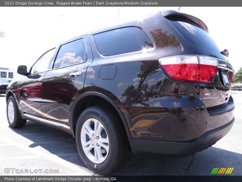 Rugged Brown Pearl / Dark Graystone/Medium Graystone 2013 Dodge Durango Crew