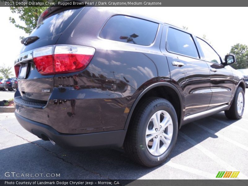 Rugged Brown Pearl / Dark Graystone/Medium Graystone 2013 Dodge Durango Crew
