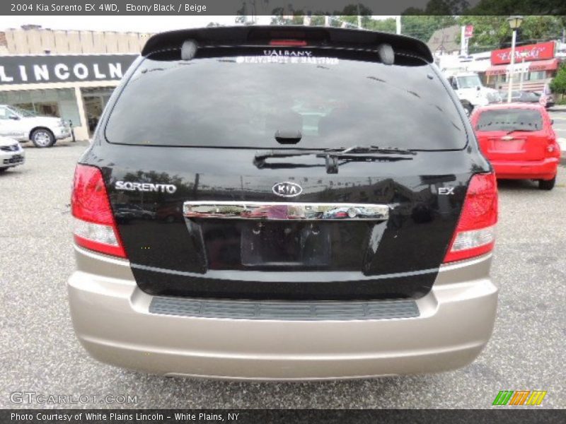 Ebony Black / Beige 2004 Kia Sorento EX 4WD