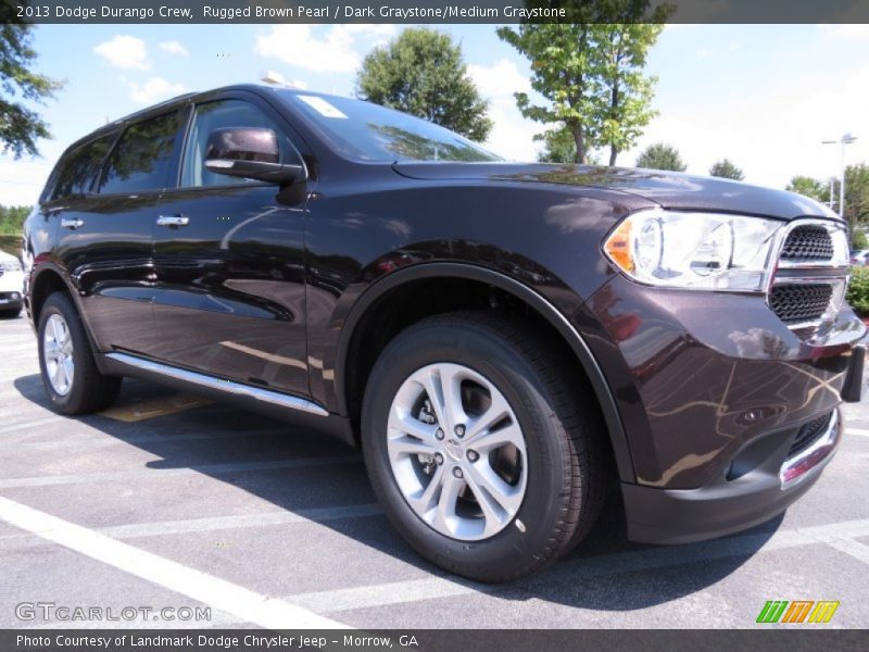 Front 3/4 View of 2013 Durango Crew