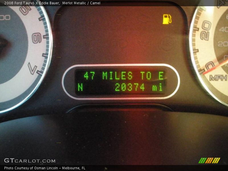 Merlot Metallic / Camel 2008 Ford Taurus X Eddie Bauer