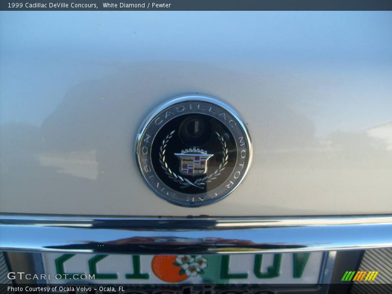 White Diamond / Pewter 1999 Cadillac DeVille Concours