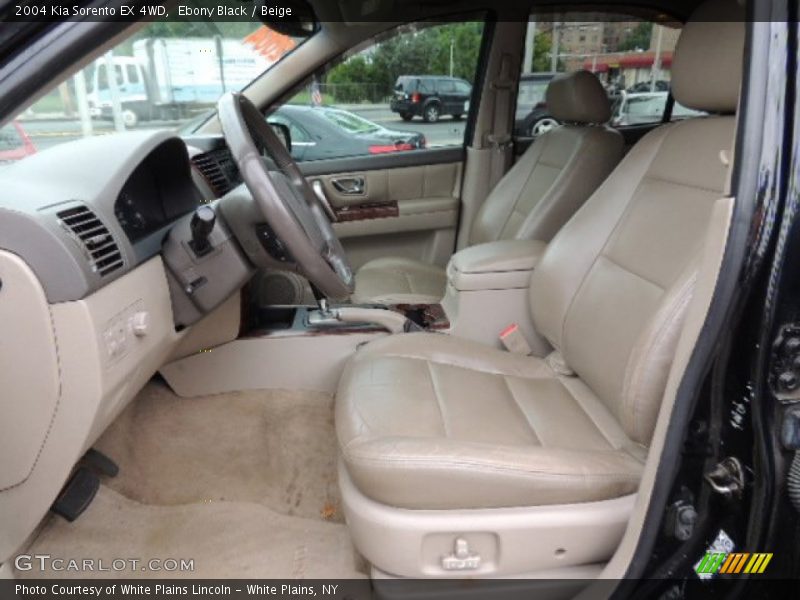 Front Seat of 2004 Sorento EX 4WD