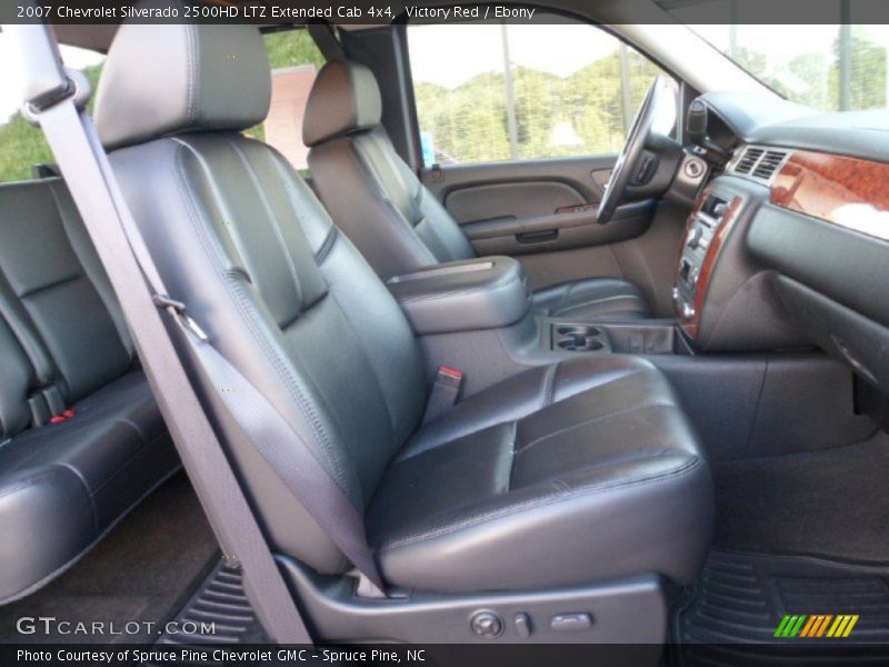 Victory Red / Ebony 2007 Chevrolet Silverado 2500HD LTZ Extended Cab 4x4