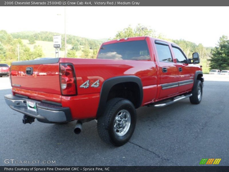 Victory Red / Medium Gray 2006 Chevrolet Silverado 2500HD LS Crew Cab 4x4