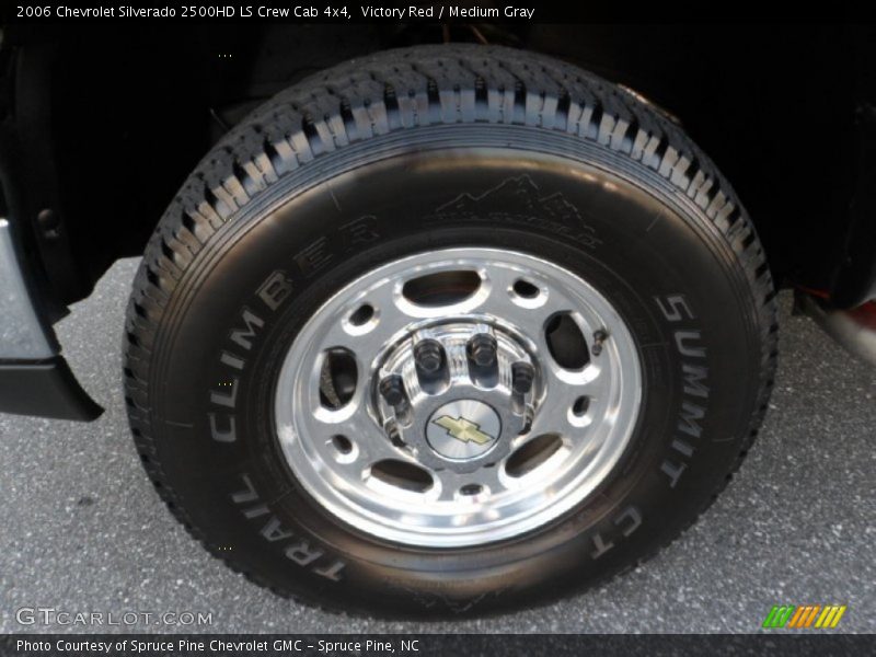 Victory Red / Medium Gray 2006 Chevrolet Silverado 2500HD LS Crew Cab 4x4