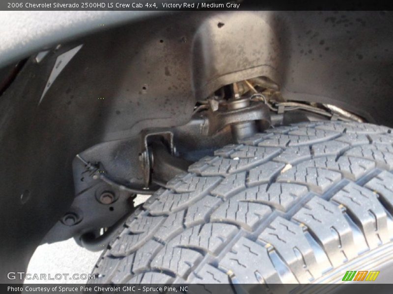 Victory Red / Medium Gray 2006 Chevrolet Silverado 2500HD LS Crew Cab 4x4