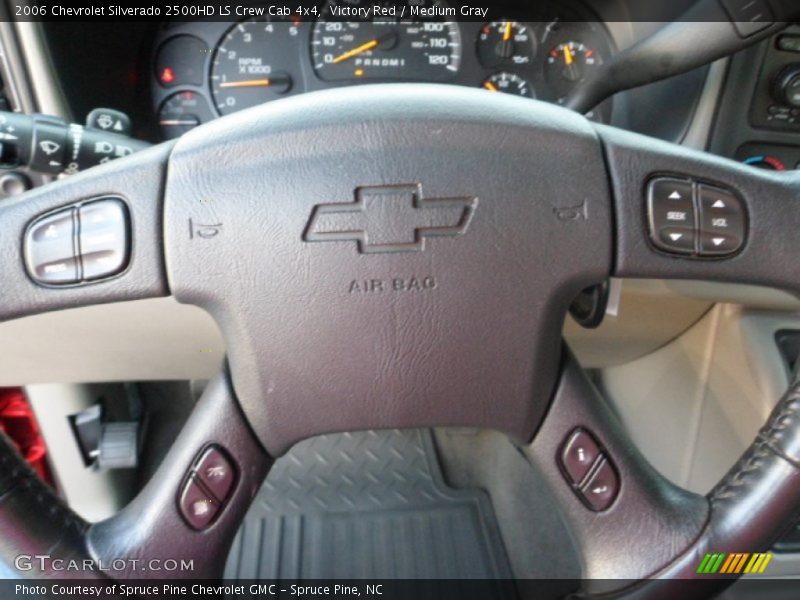 Victory Red / Medium Gray 2006 Chevrolet Silverado 2500HD LS Crew Cab 4x4