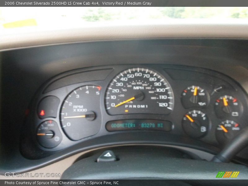 Victory Red / Medium Gray 2006 Chevrolet Silverado 2500HD LS Crew Cab 4x4