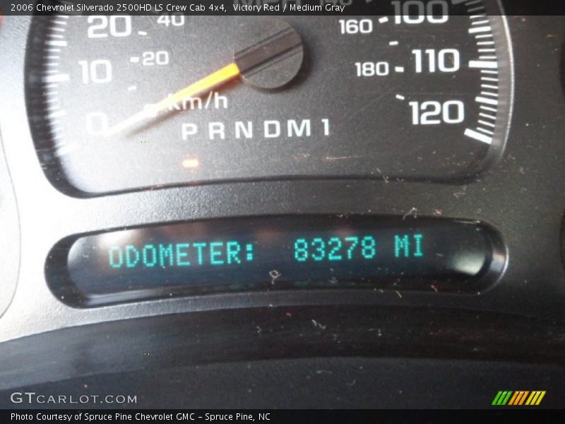 Victory Red / Medium Gray 2006 Chevrolet Silverado 2500HD LS Crew Cab 4x4
